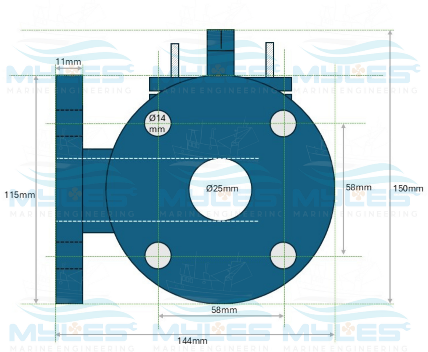 25mm L Port Plug Valves - Myles Marine Engineering