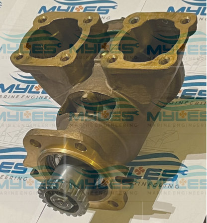 DETROIT DIESEL SEA WATER PUMP - 23507972 - Myles Marine Engineering 