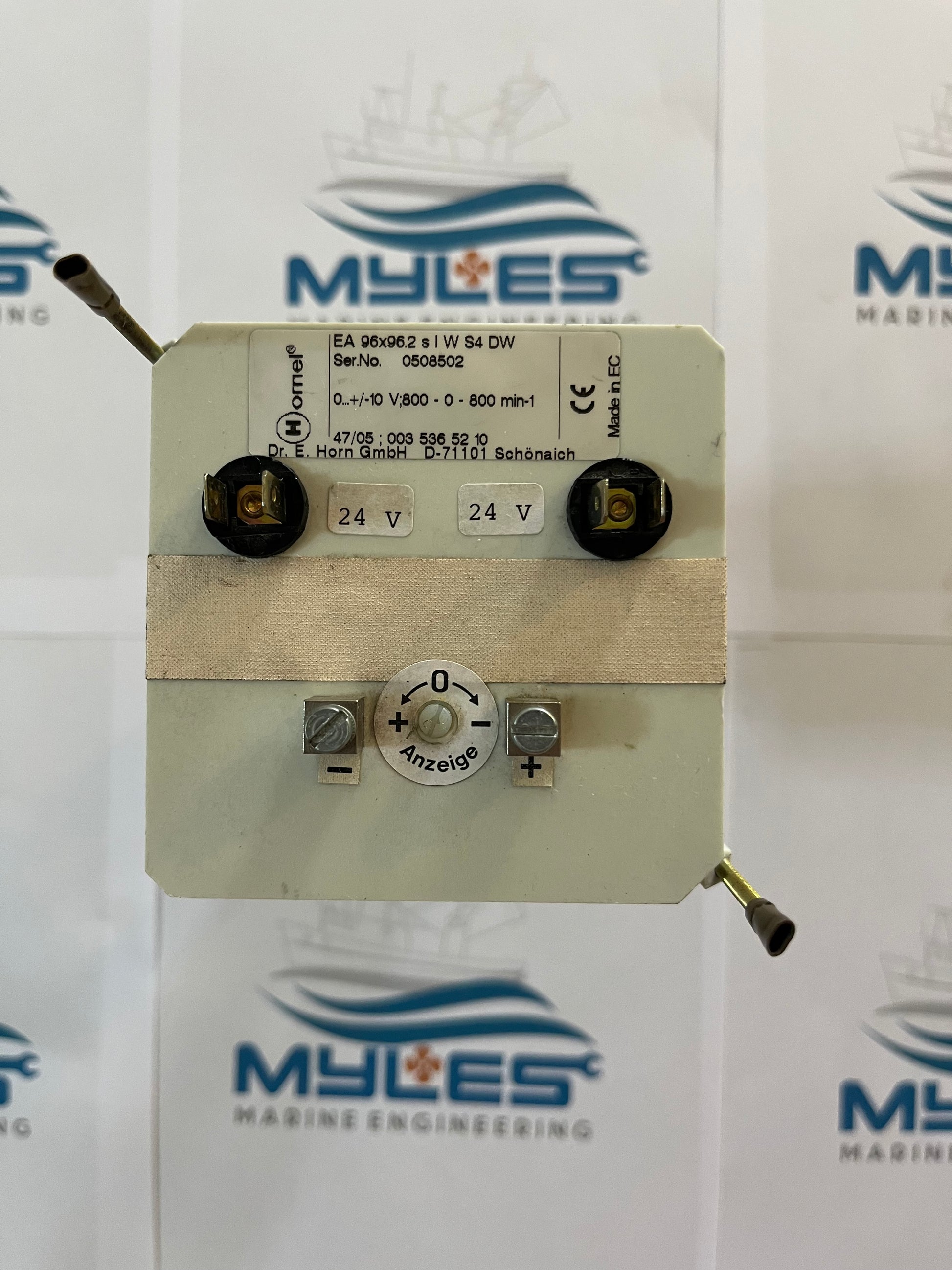 Pre owned - MTU TACHO EA 96X96.2 s | W S4 DW  0…,+/-+10 V;800 - 0 - 800 min-1 ; 0035365210 - Myles Marine Engineering 