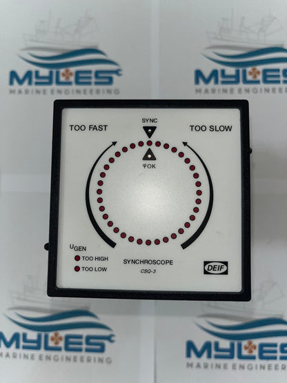 Pre owned - DEIF CSQ-3 Marine Synchroscope - Myles Marine Engineering 