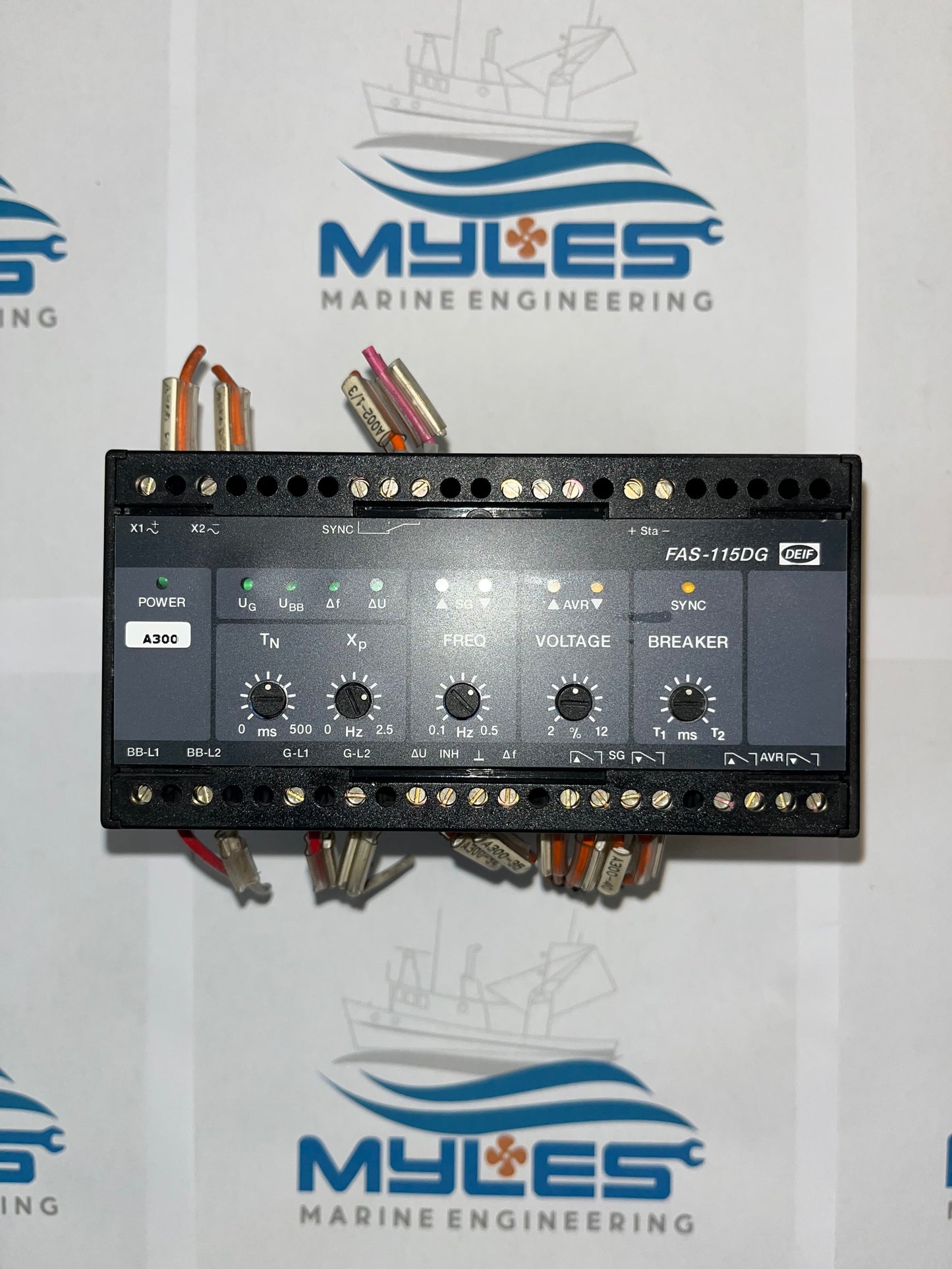 Pre owned - DEIF FAS-115DG - Synchronisation & circuit breaker closing - Myles Marine Engineering 