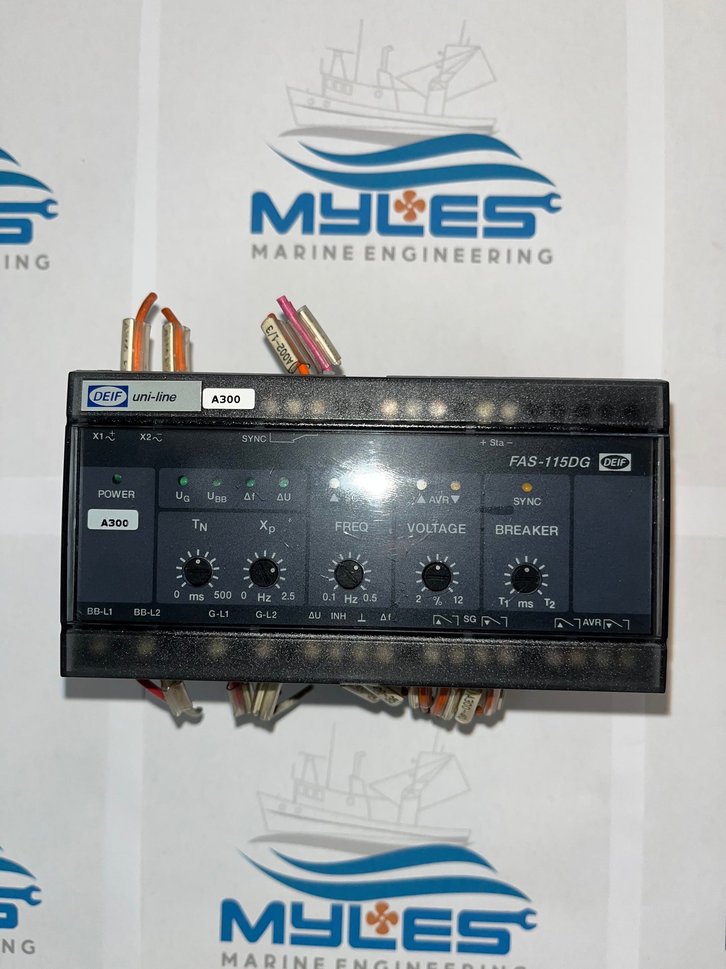 Pre owned - DEIF FAS-115DG - Synchronisation & circuit breaker closing - Myles Marine Engineering 