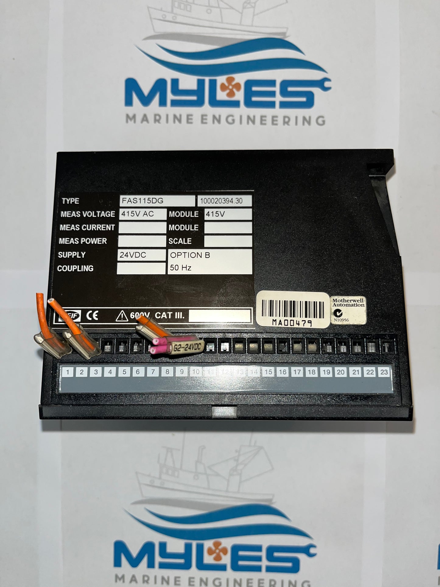 Pre owned - DEIF FAS-115DG - Synchronisation & circuit breaker closing - Myles Marine Engineering 