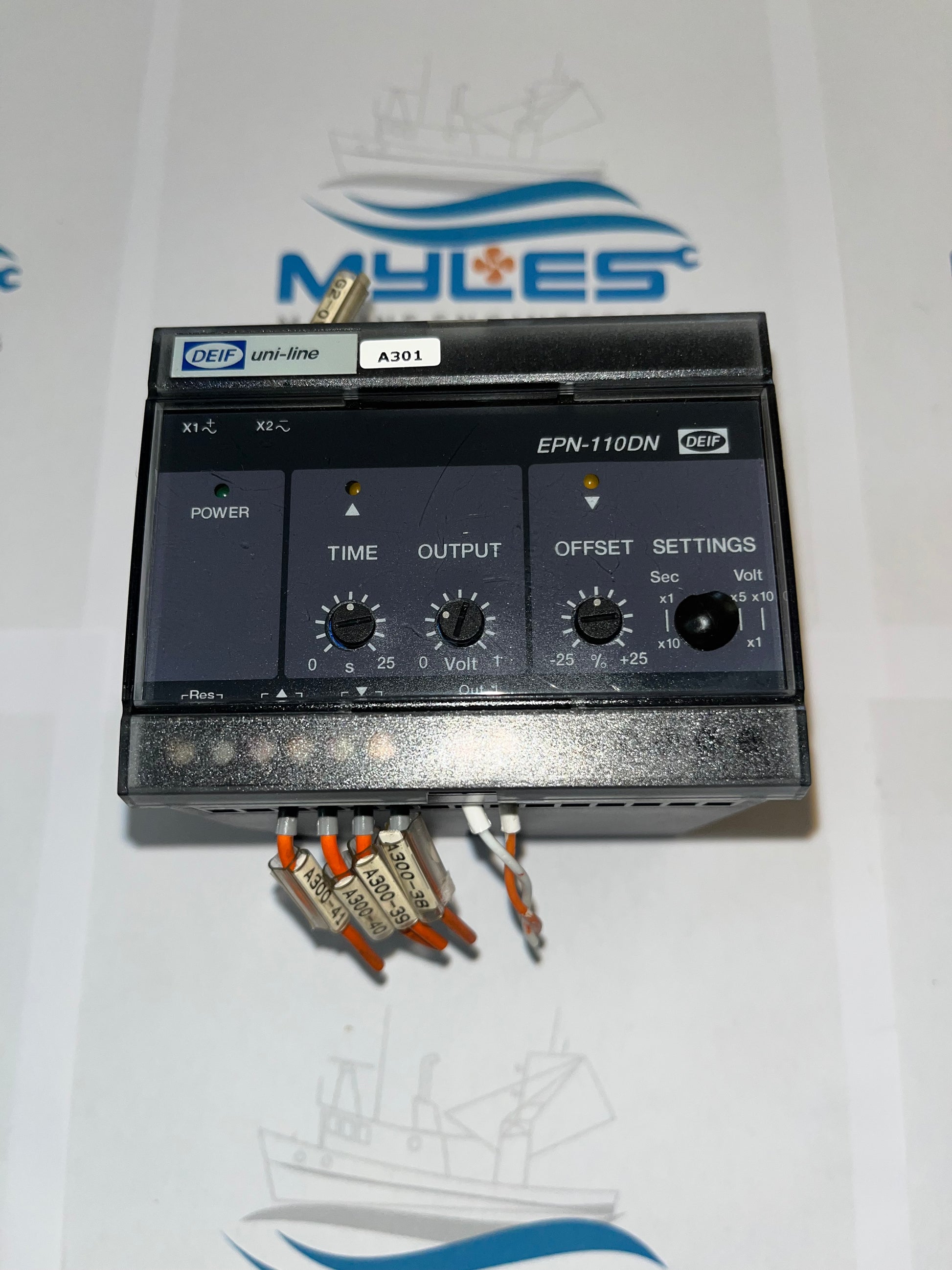 Pre owned - DEIF EPN-110DN Electronic potentiometer for DIN - Myles Marine Engineering 