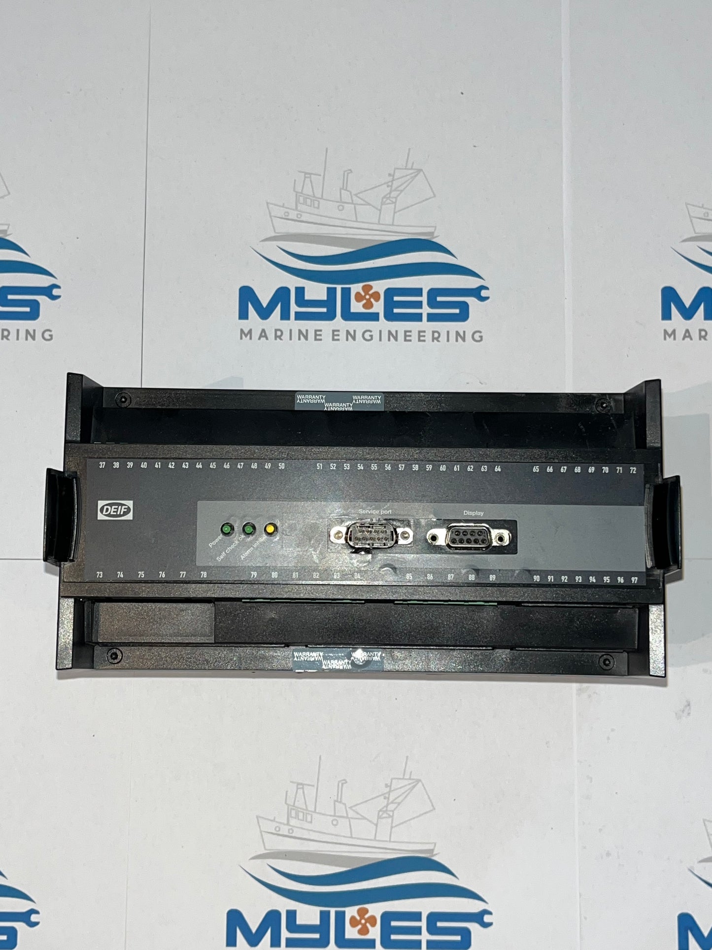 Pre owned - DEIF TYPE: PPU/2/GS Generator paralleling and protection unit. - Myles Marine Engineering 