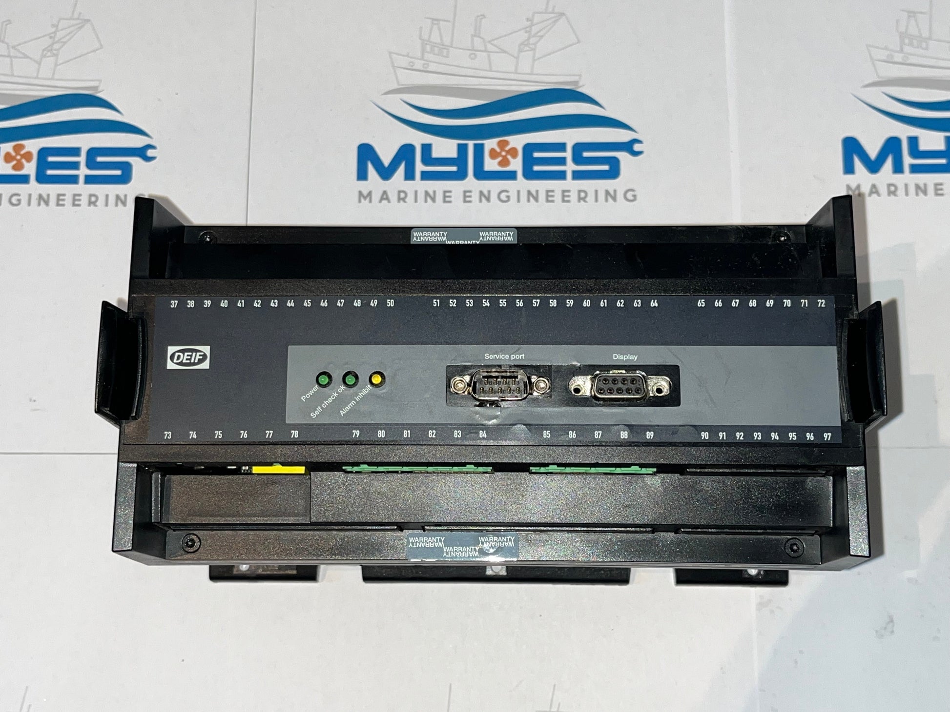 Pre owned - DEIF TYPE: PPU/2/GS Generator paralleling and protection unit. - Myles Marine Engineering 